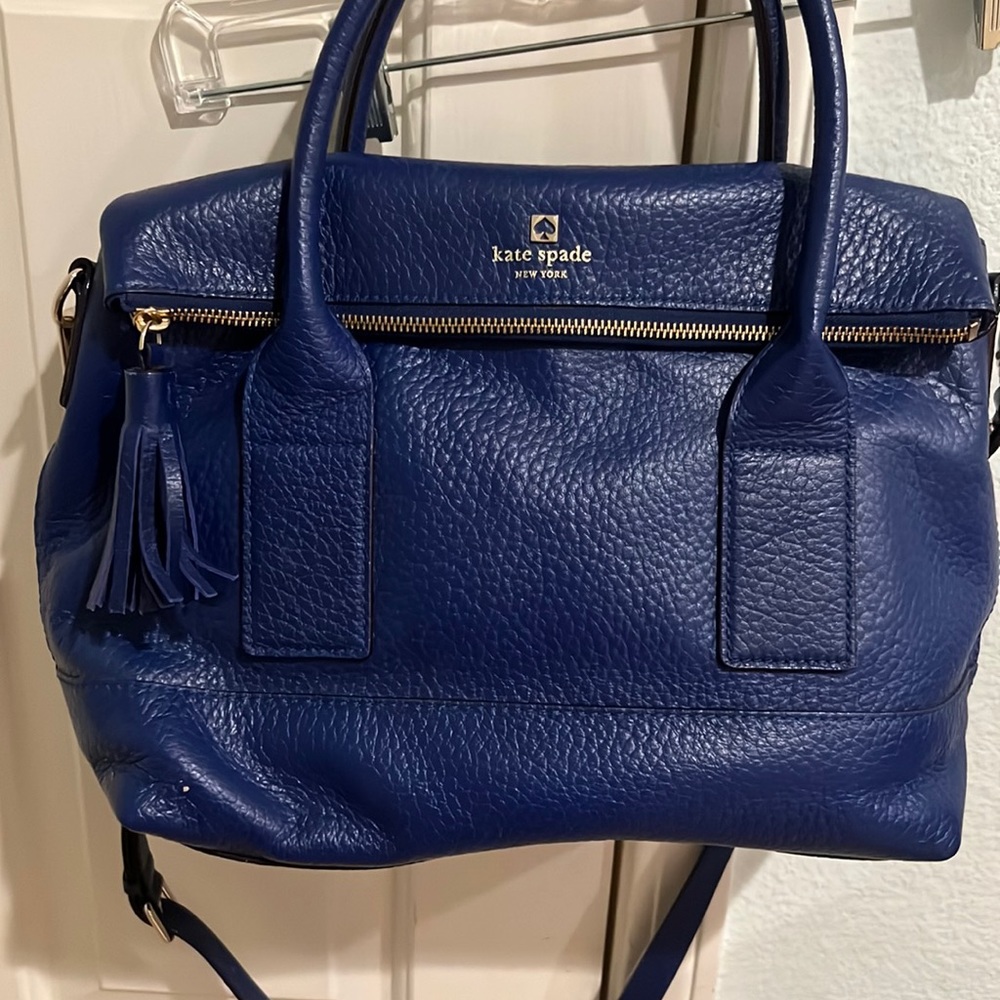 Kate spade blue leather purse.